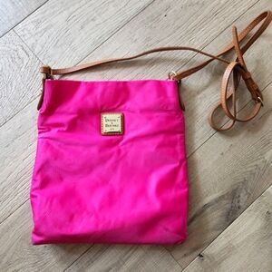 Dooney & Bourke nylon pink crossbody bag